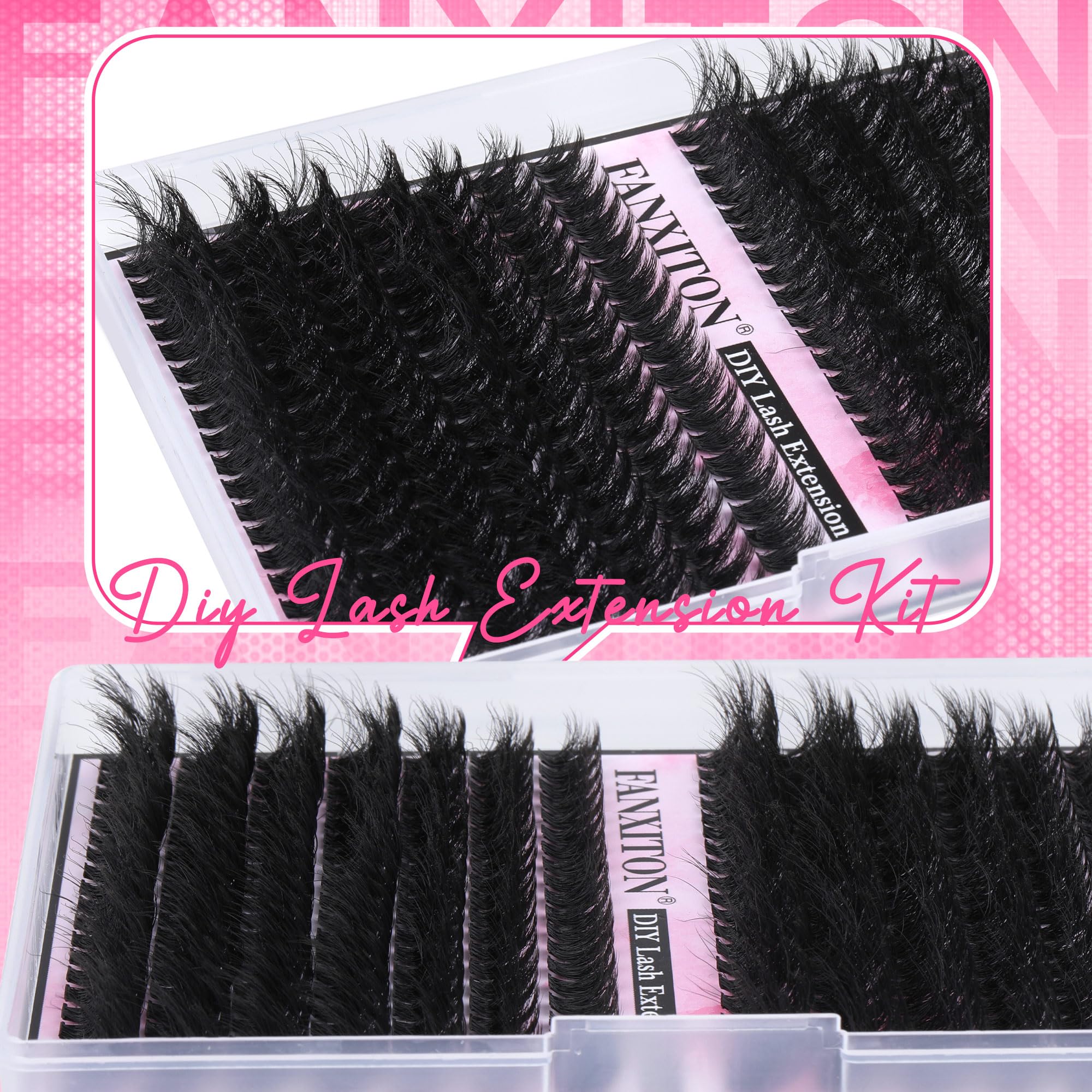 FANXITON fiber close-up highlighting lightweight texture for natural-feeling volume