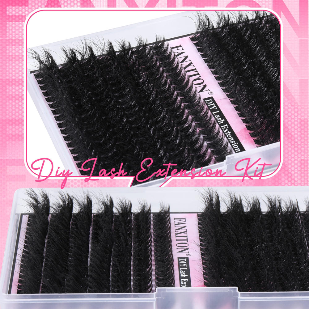 FANXITON fiber close-up highlighting lightweight texture for natural-feeling volume