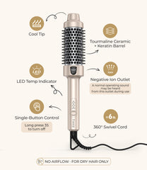 Farery bristles detail showing dense bristle pattern for better grip and smoother sections