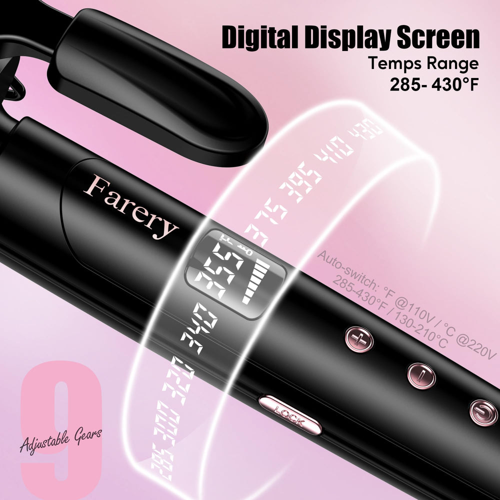 Farery 8.2ft swivel cord and joint for tangle-free movement and improved styling reach