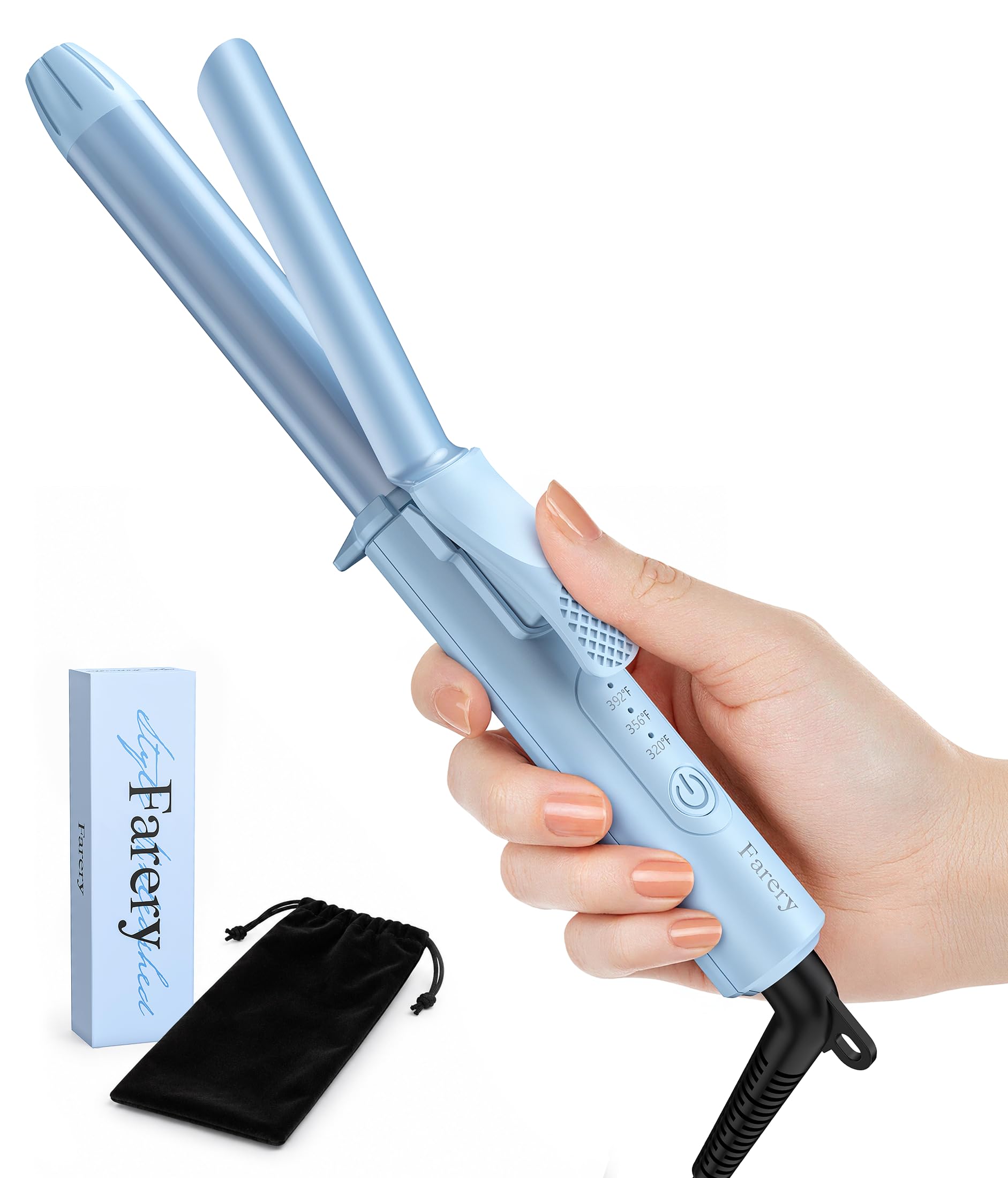FARERY front product view showing compact travel-ready design and controls