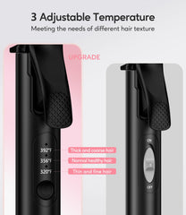 FARERY handle and temperature controls showing three heat settings