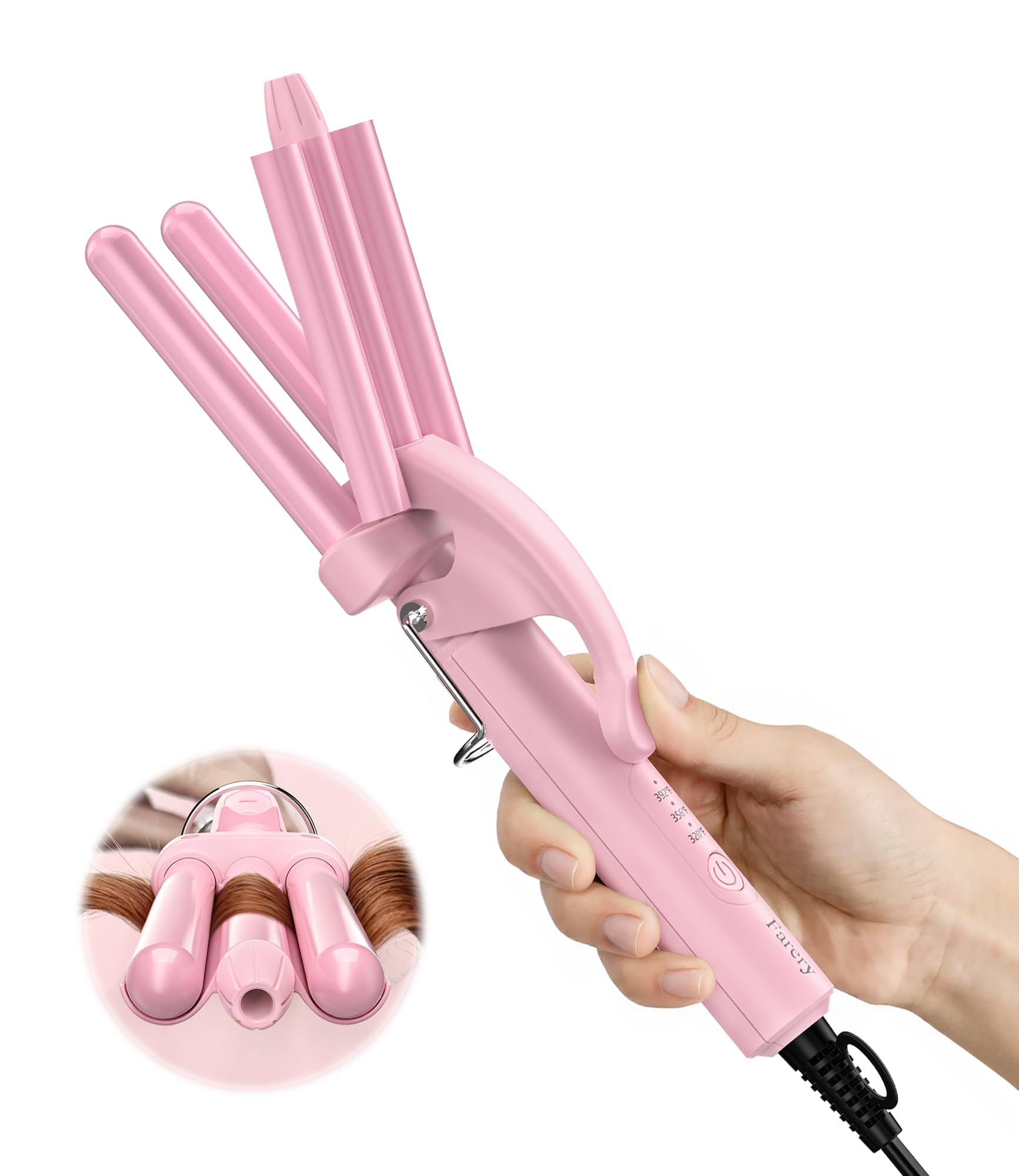 Farery retail packaging and included accessories showing what comes with the waver