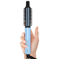 FARERY mini thermal brush front view showing compact design and barrel benefit