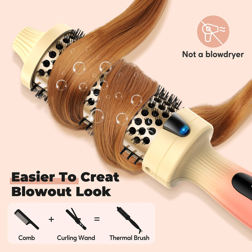 FARERY brush held in hand for scale to show barrel size and control