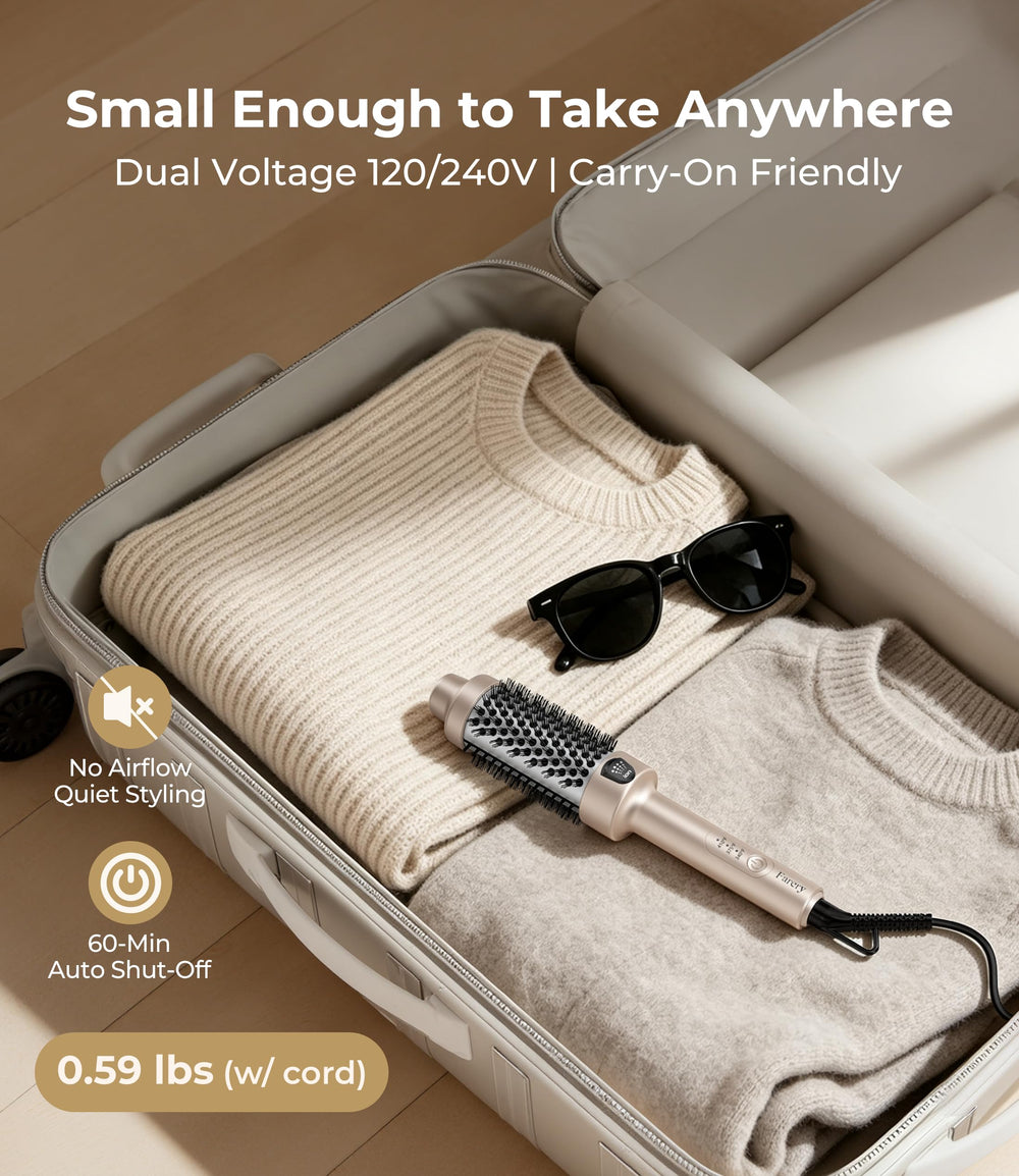 Farery travel pouch and cord showing 6ft swivel cord and pouch for easy storage