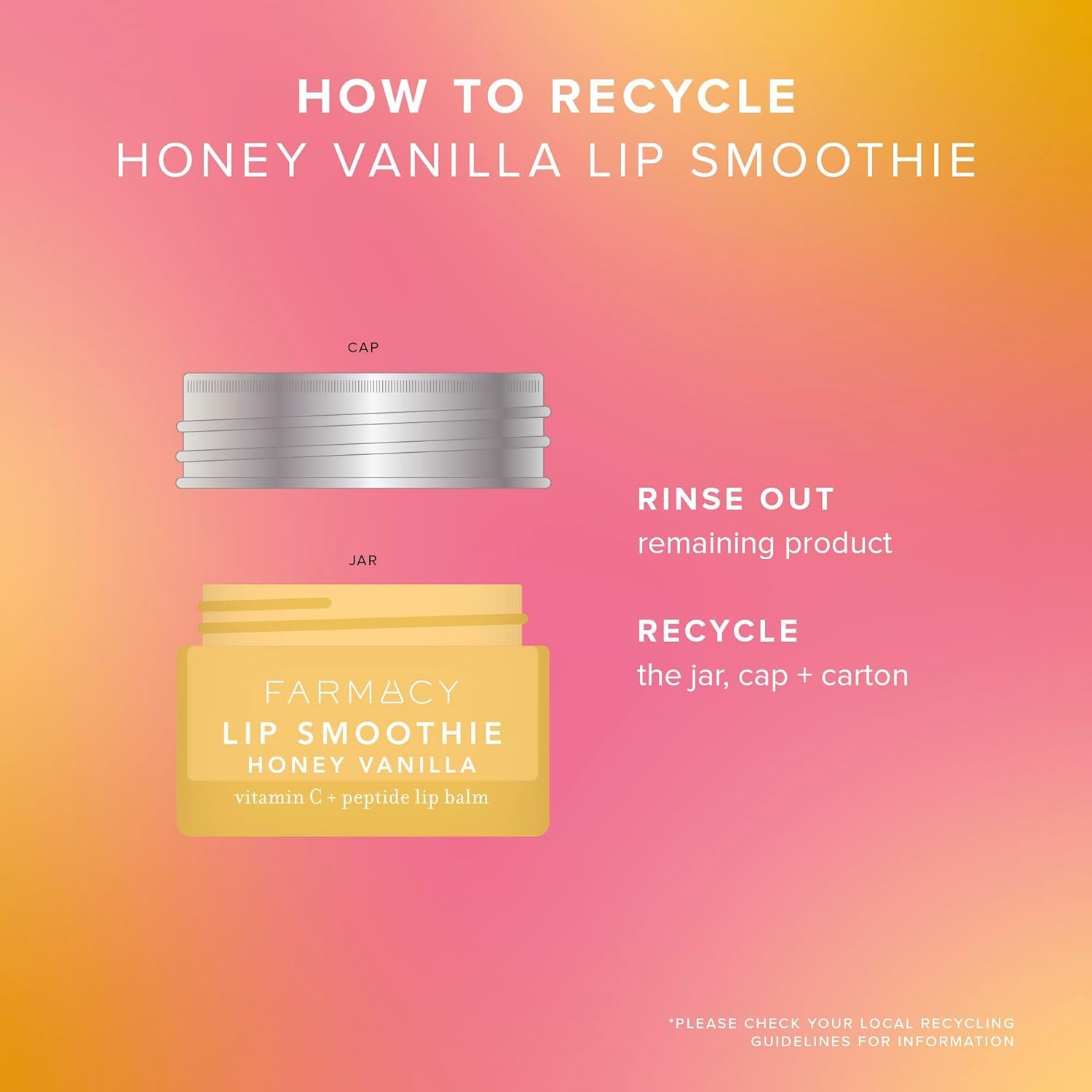 Farmacy balm on bedside table implying overnight mask hydration benefit