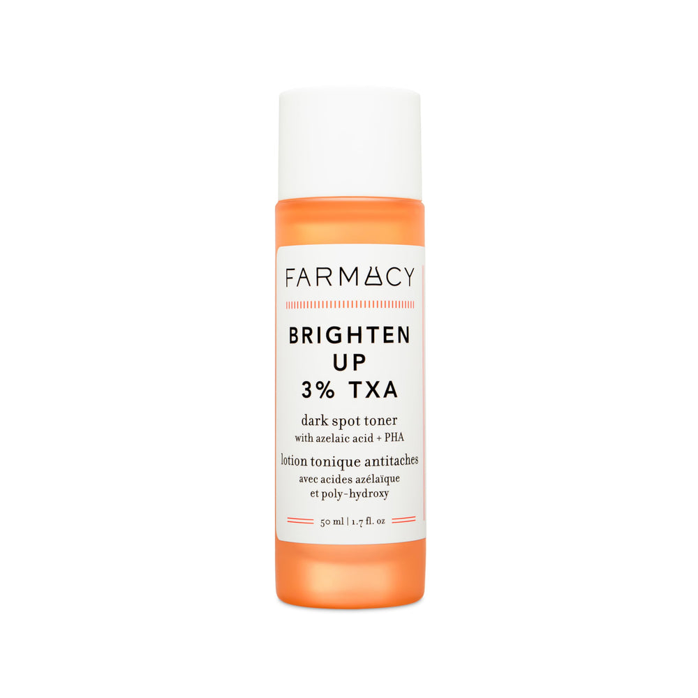 Farmacy brightening toner front packaging showing product and branding for clarity