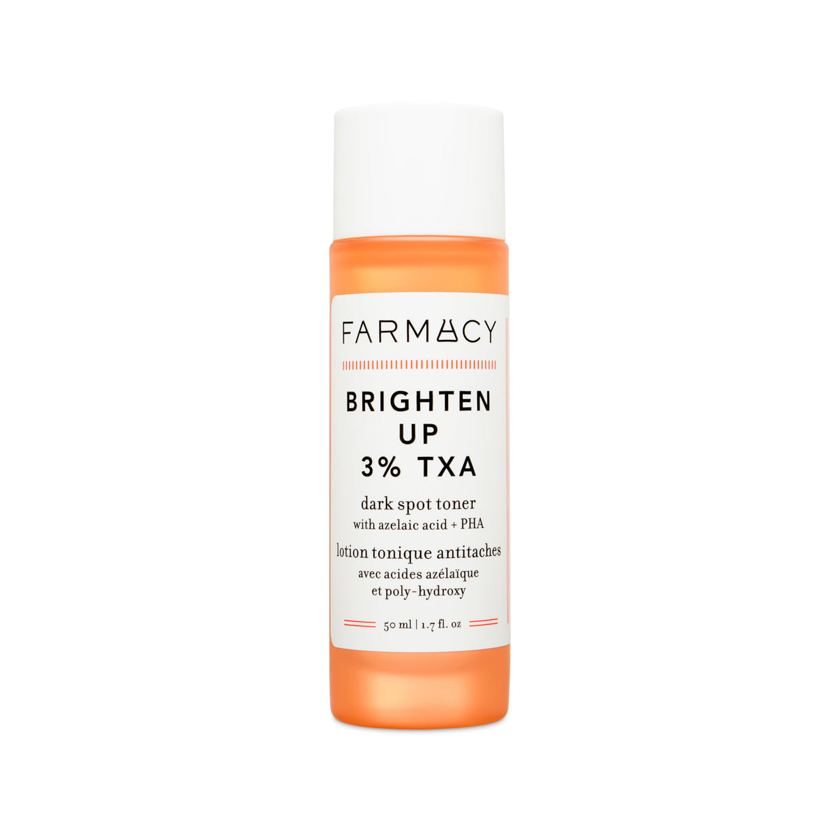 Farmacy brightening toner front packaging showing product and branding for clarity