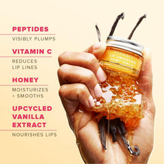 Farmacy buckwheat honey ingredient in jar adding moisture benefits