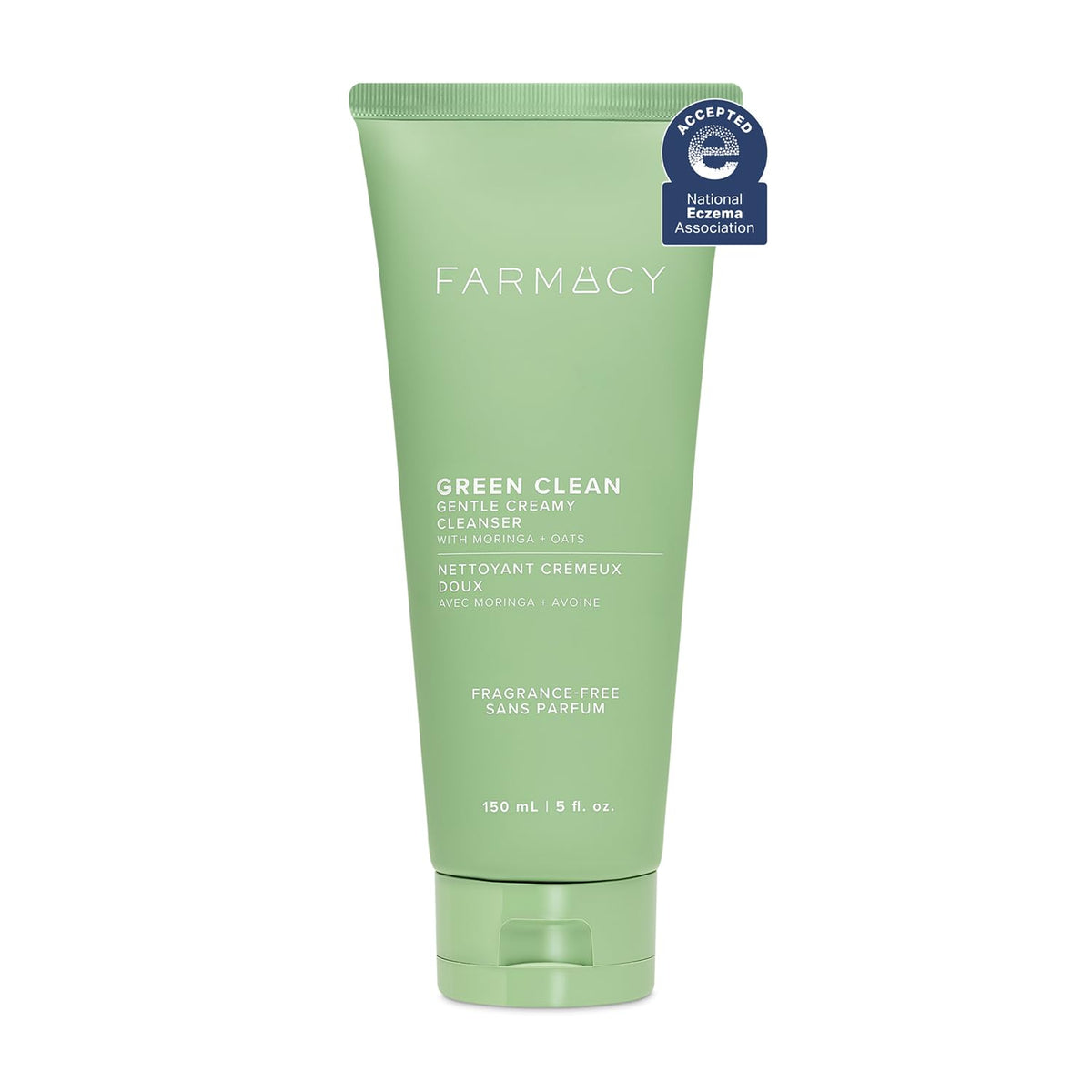 Farmacy bottle front view showing clean packaging and product name benefits
