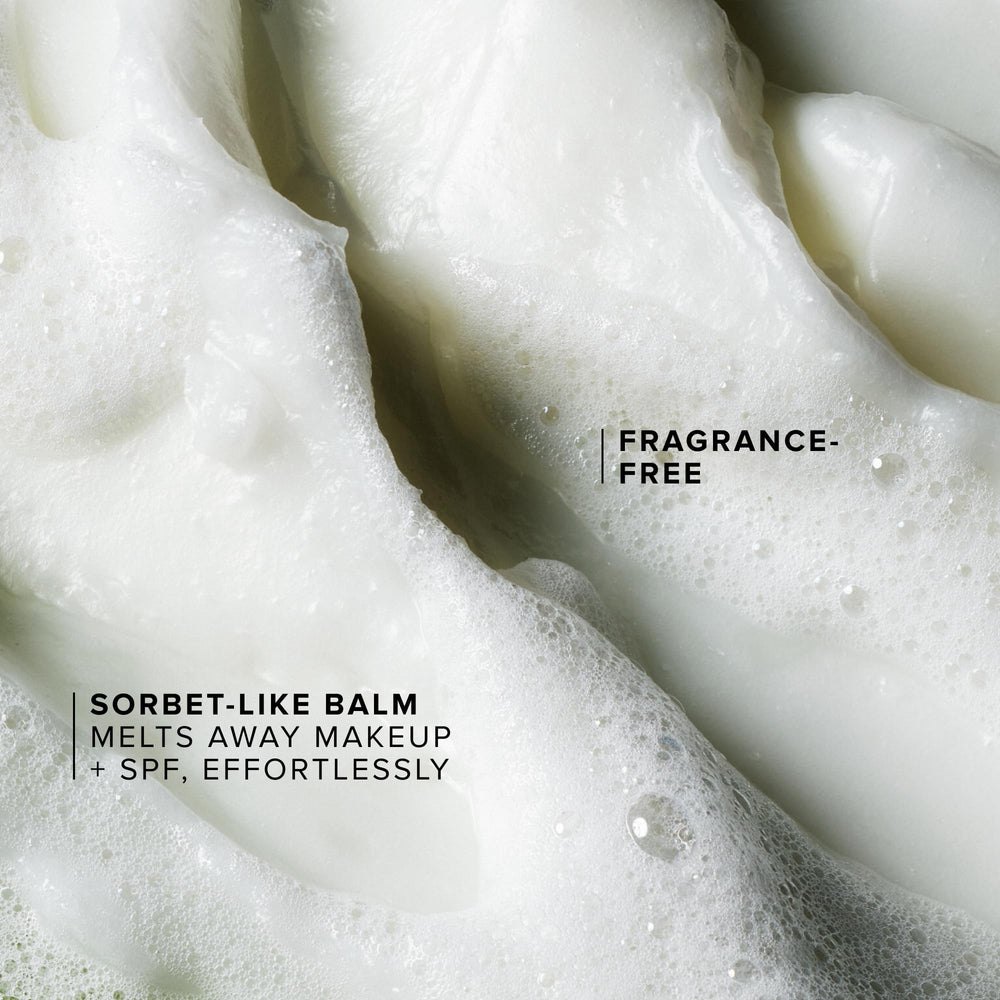 Farmacy Green Clean in bathroom routine showing convenient first-step double-cleanse benefit