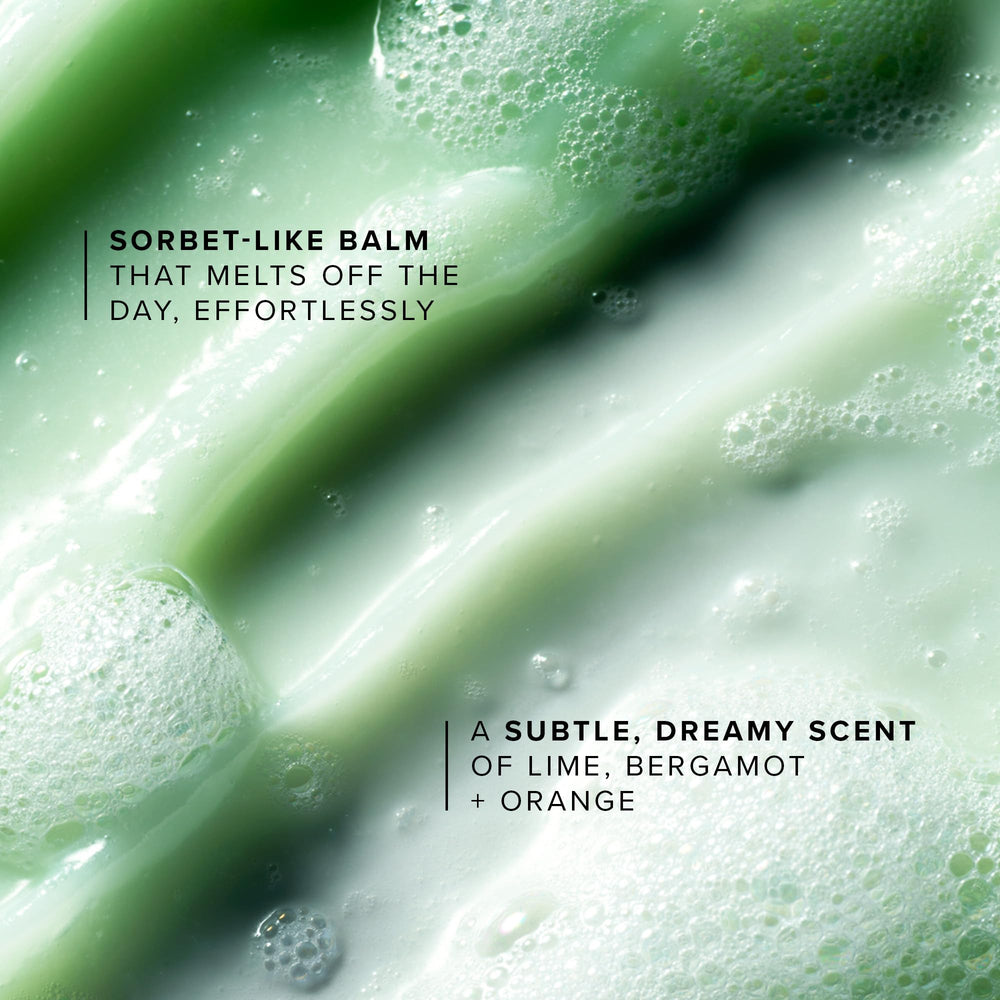 Farmacy green clean melting makeup action removing waterproof mascara