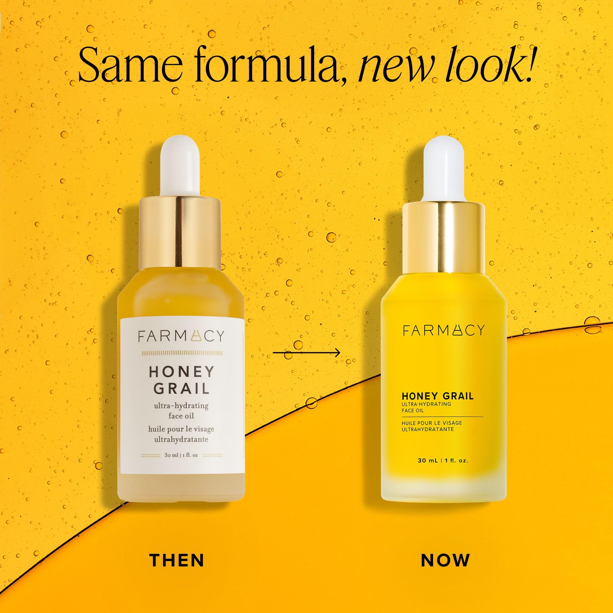 Farmacy Honey Grail dropper releasing oil for precise application and controlled dosing benefit