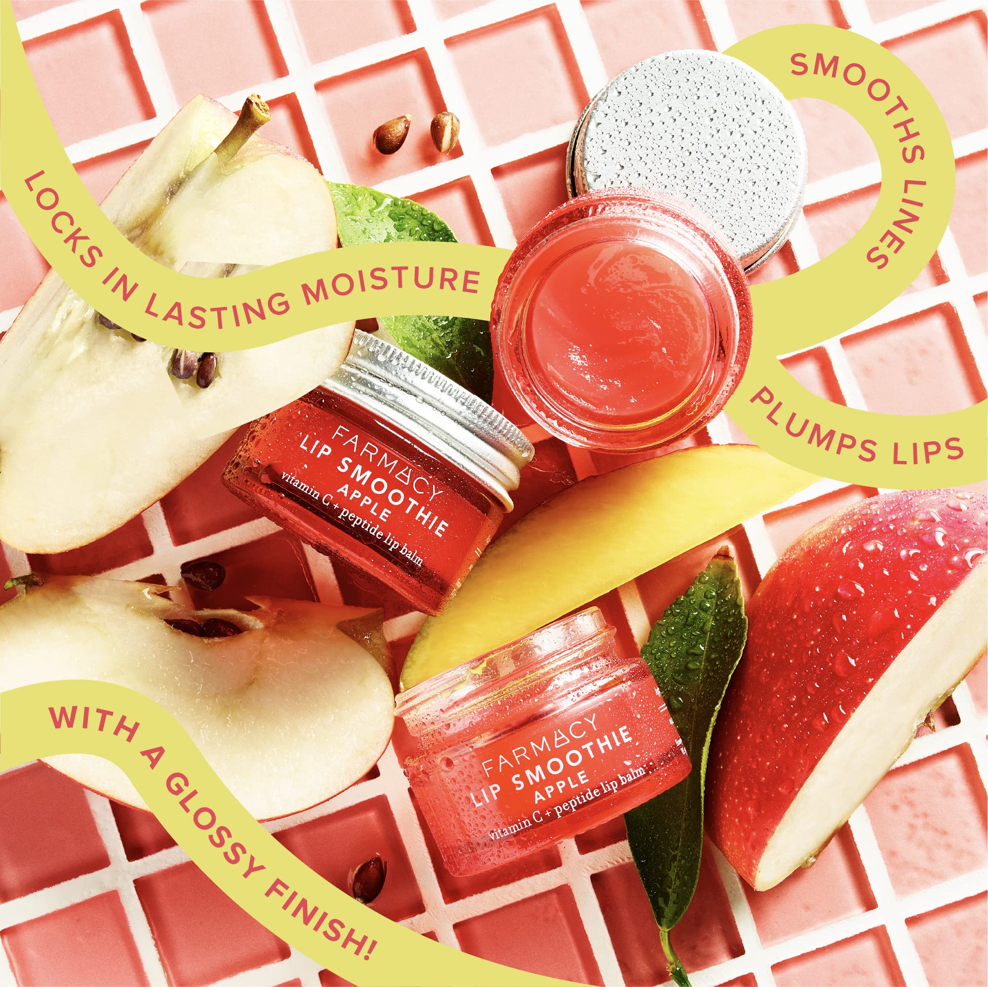 Farmacy lip balm as overnight mask for deep conditioning