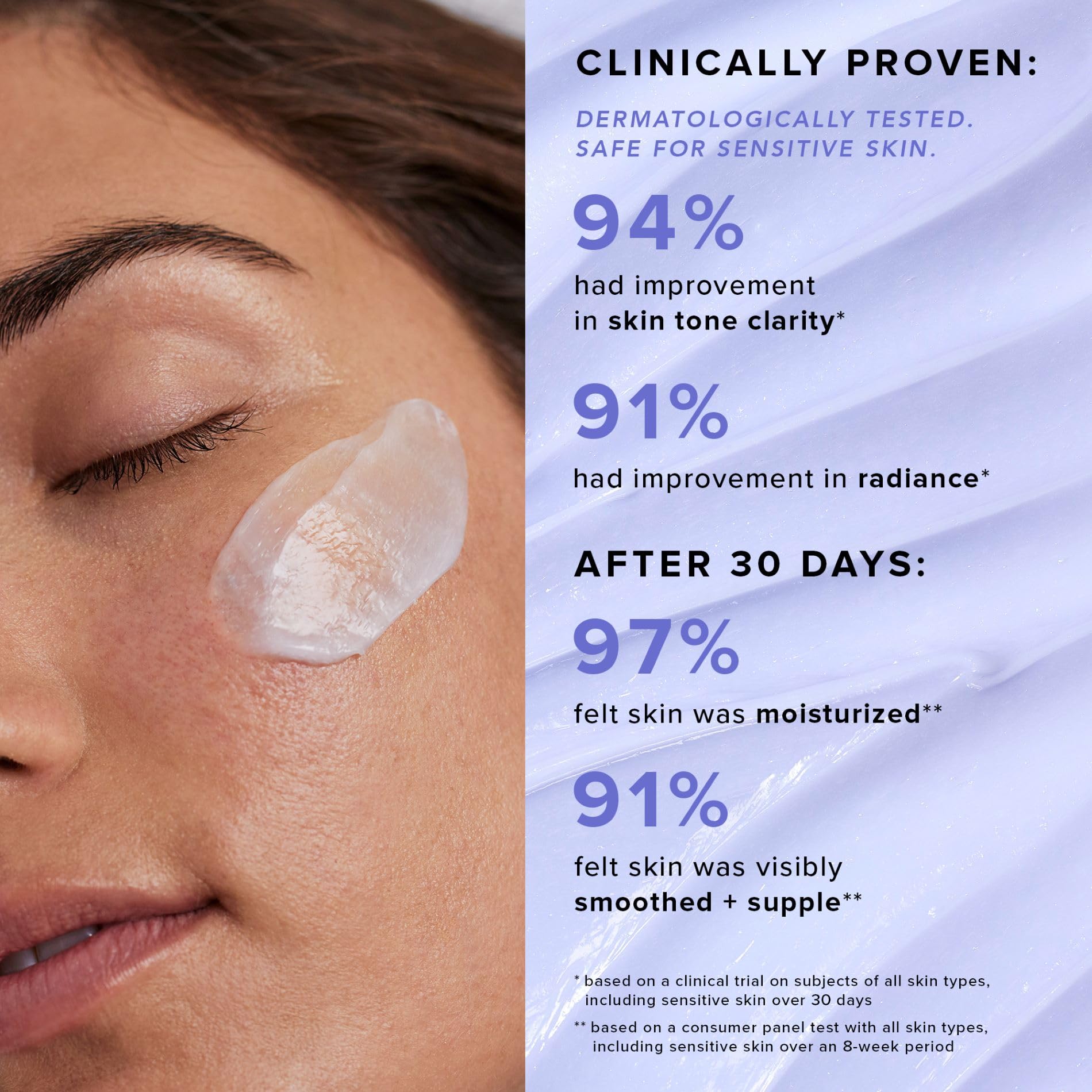 Farmacy spatula applying mask demonstrating easy nighttime use