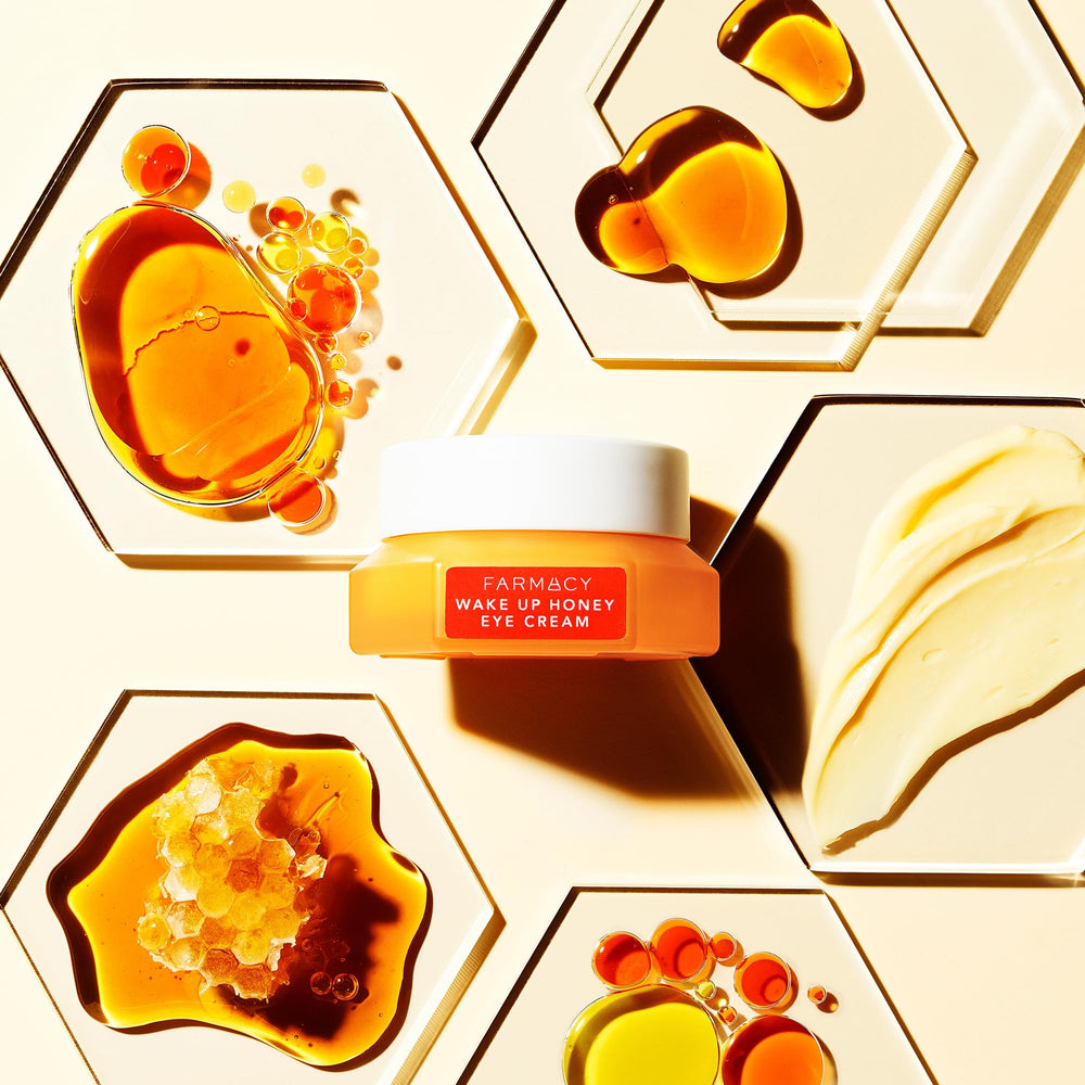 Farmacy honey and cranberry ingredients highlighting antioxidant boost