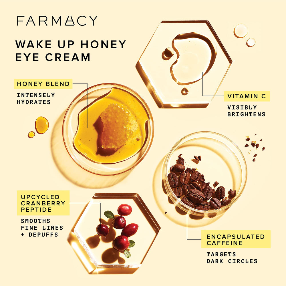 Farmacy label close-up emphasizing ingredient transparency and benefits