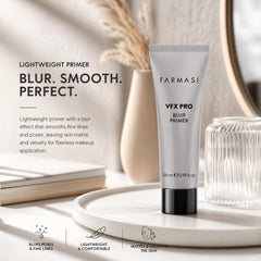 FARMASi primer being dispensed on hand for easy application benefit