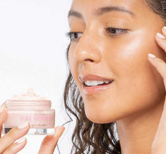 FarmHouse Fresh open jar revealing subtle mineral sheen for illuminated skin