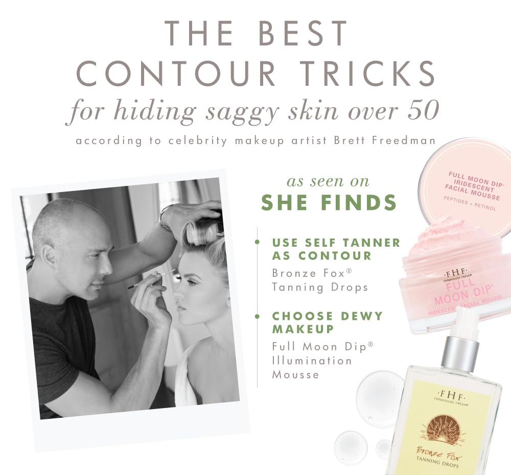 FarmHouse Fresh tapped over foundation creating instant glow and radiance