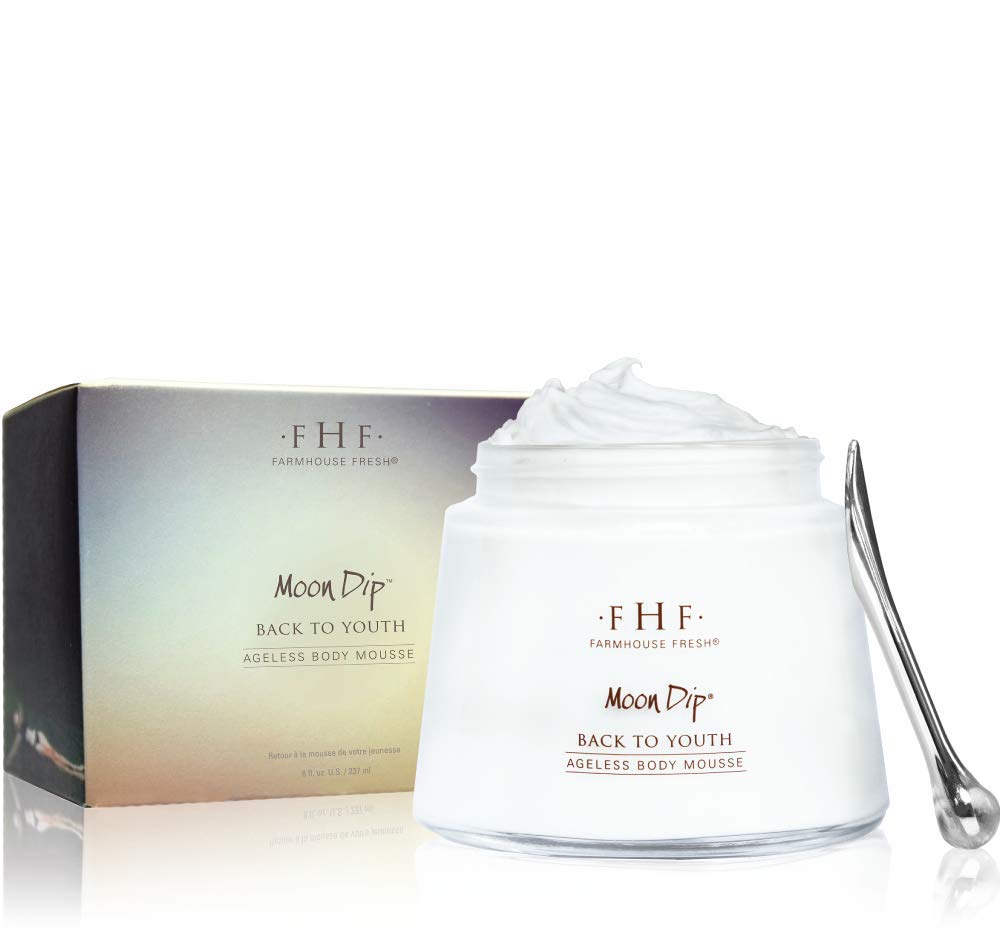 FarmHouse Fresh Moon Dip tube front view showing branding and travel-friendly design