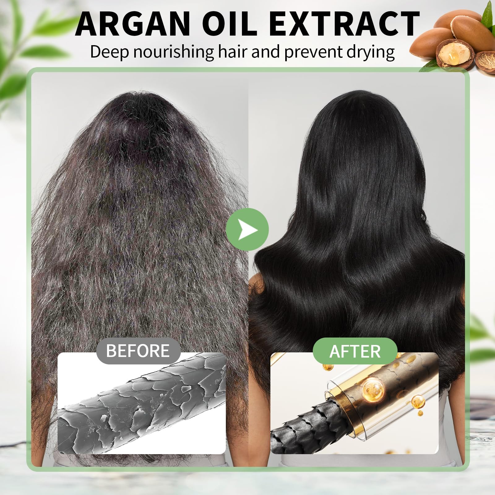 Farndu applied to scalp showing easy targeted coverage benefit