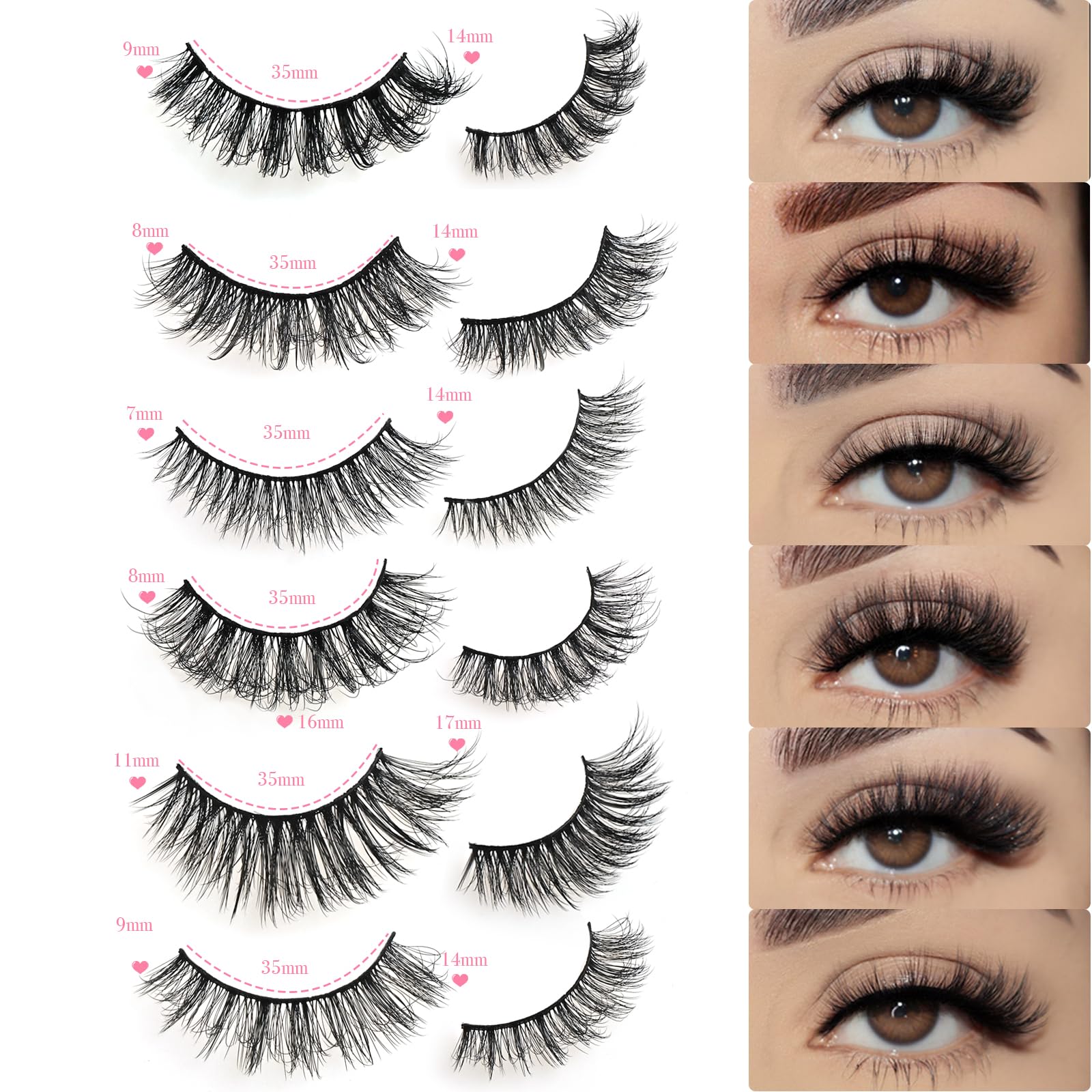 FARRED close-up of flexible lash band, comfortable fit benefit