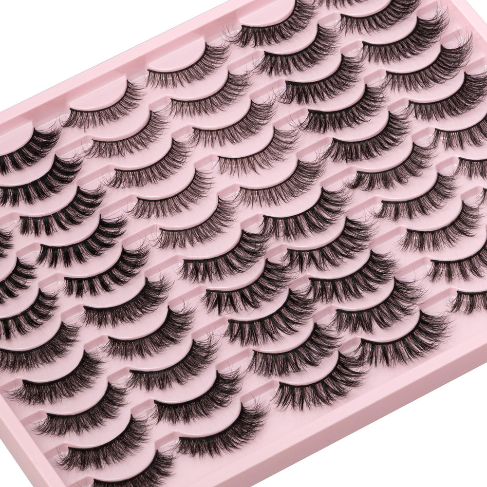 FARRED comparison of lash lengths on tray, quick style choice benefit