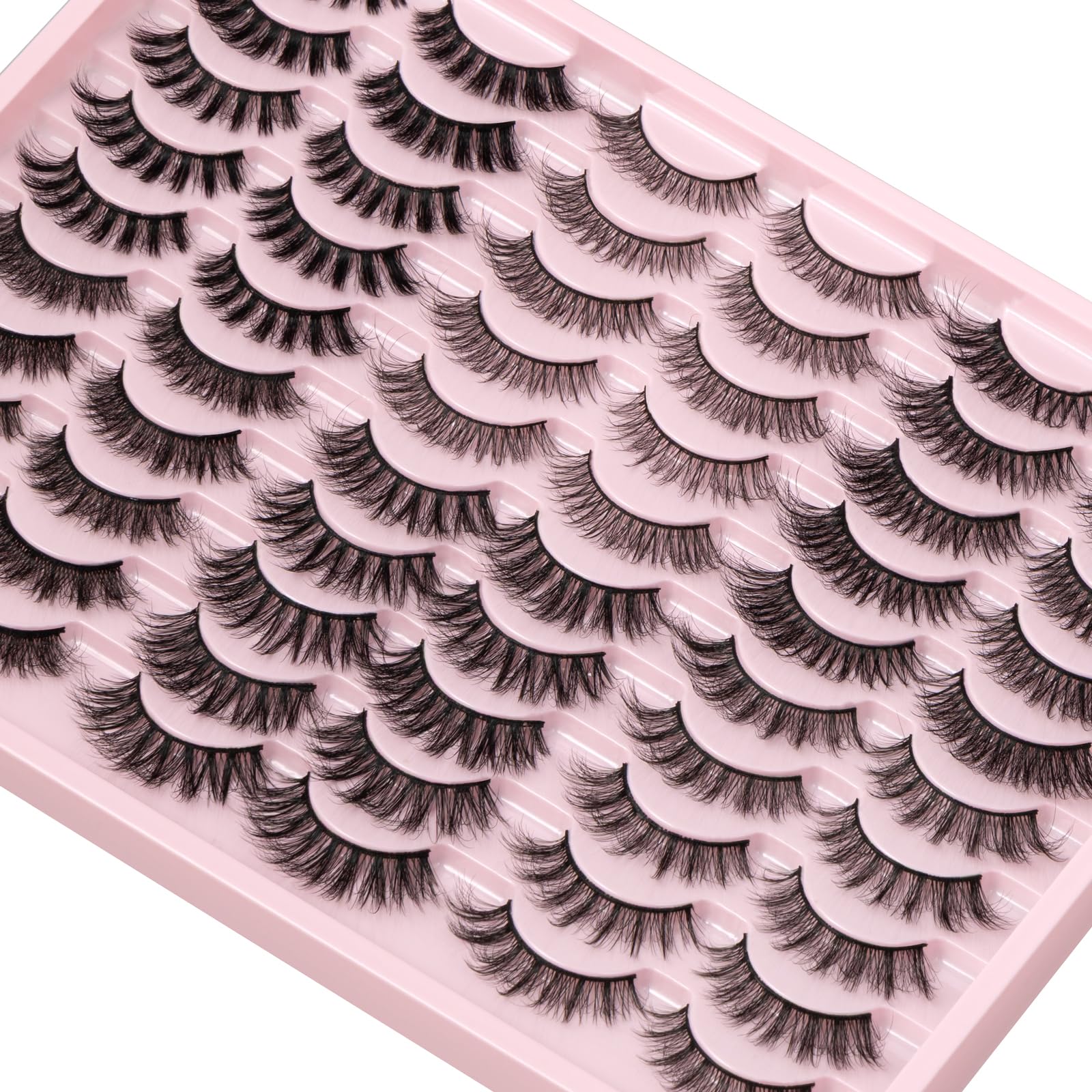 FARRED lash applied on eye demonstrating natural cat-eye lift benefit