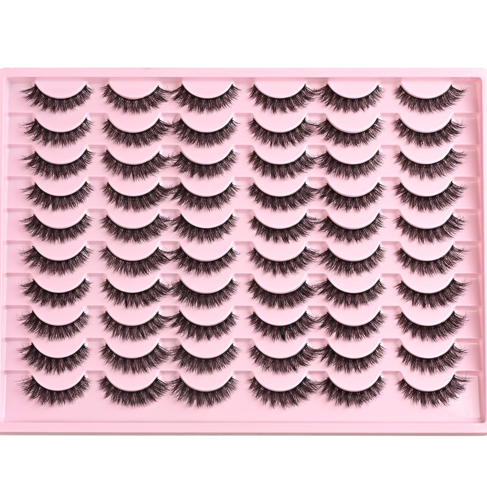 FARRED lashes on vanity styling scene conveying easy daily use