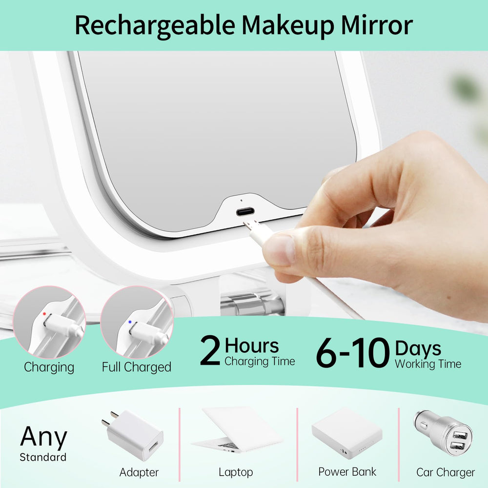 FASCINATE angled on stand demonstrating 300° rotation for flexible viewing