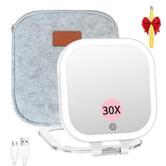FASCINATE front view showing LEDs and slim profile for accurate makeup