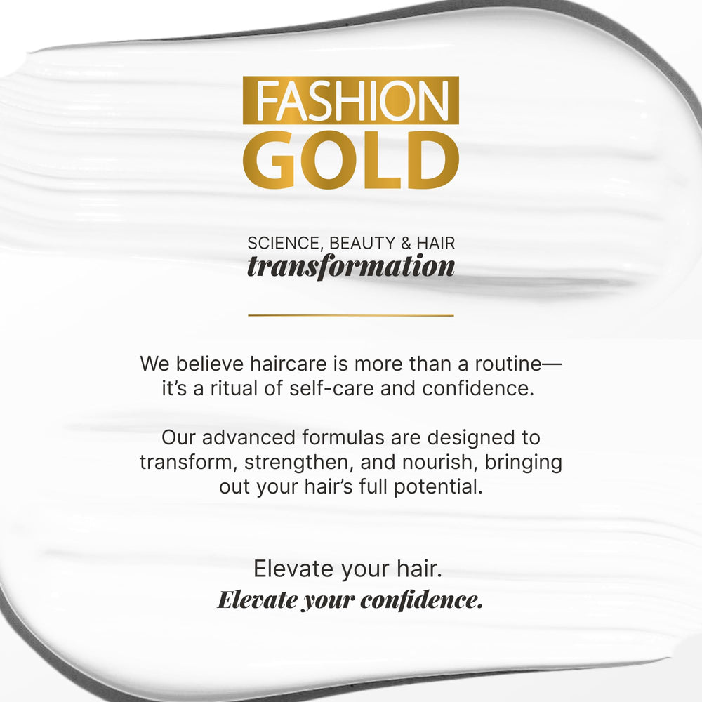 Fashion Gold styled hair lifestyle image demonstrating long-lasting manageability