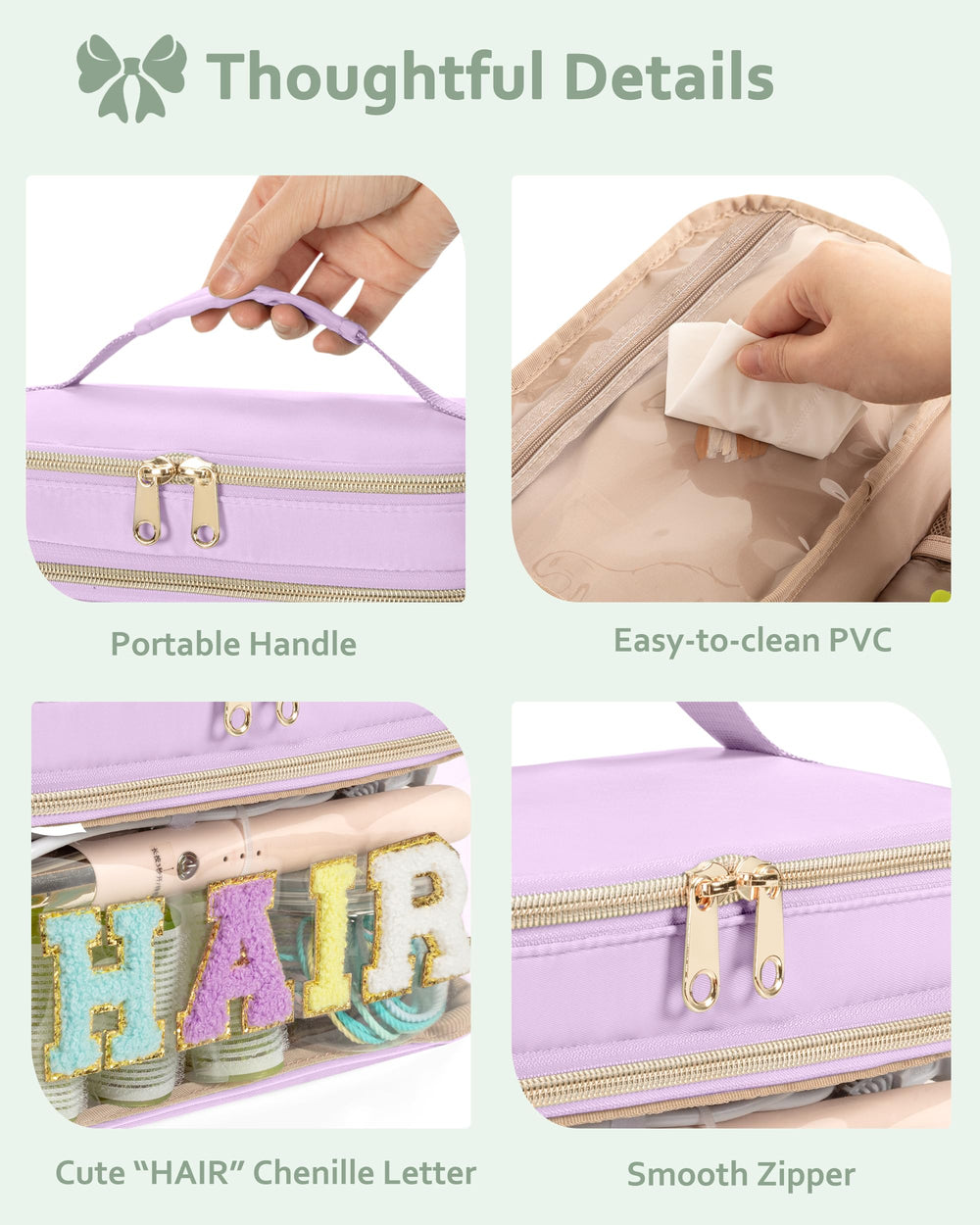 Fasrom clear PVC panel showing contents for instant visibility