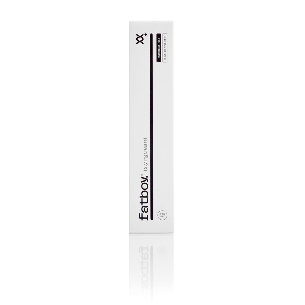 Fatboy Hair used during blow-dry to build volume with a natural flexible hold