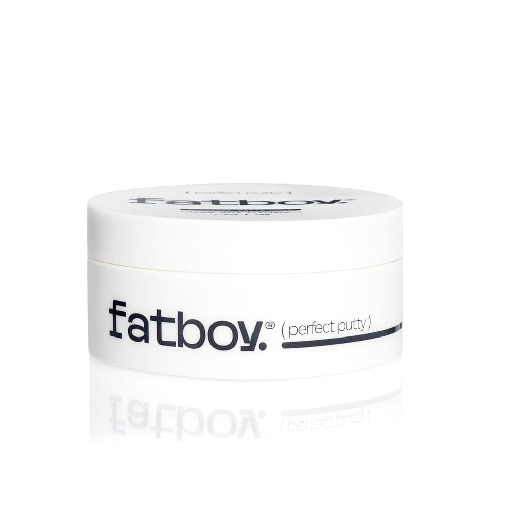 Fatboy Hair jar front view showing product branding and compact benefits