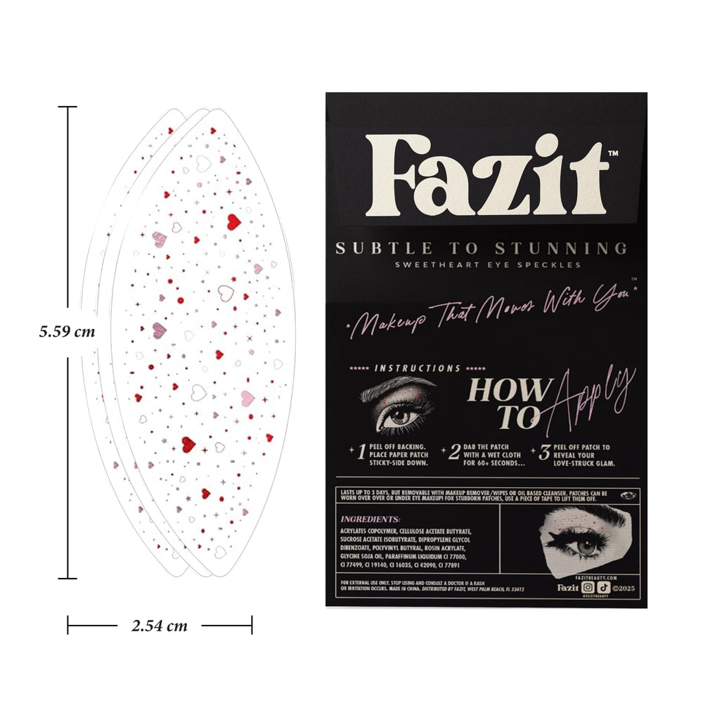 Fazit close-up of speckle texture highlighting neat adhesive edges