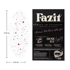 Fazit close-up of speckle texture highlighting neat adhesive edges