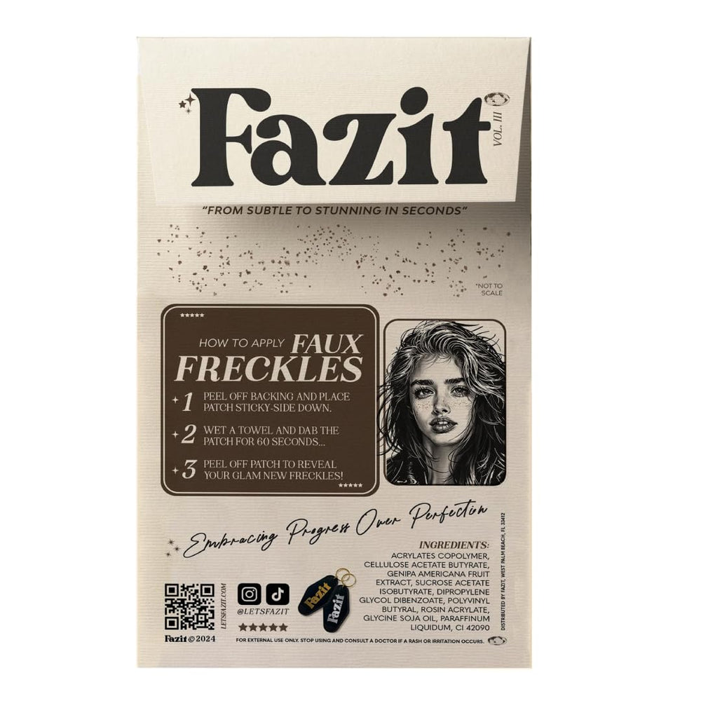 Fazit close-up texture of patch adhesive for gentle wear