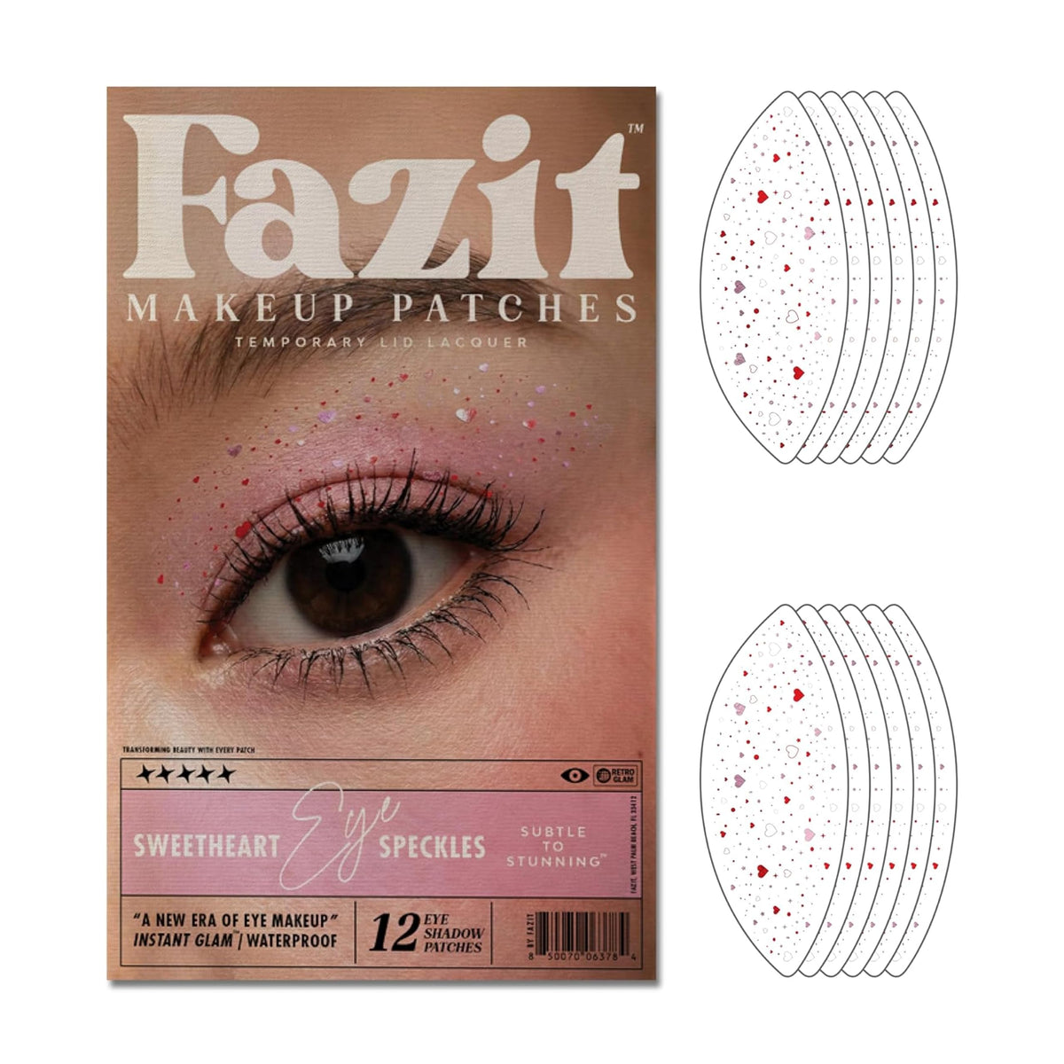 Fazit front packaging showing sweetheart eye speckles benefits
