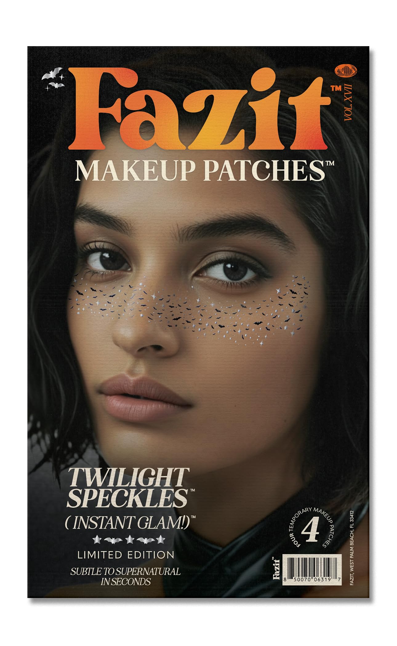 Fazit pack front showing Halloween Twilight Speckles, makes quick styling simple