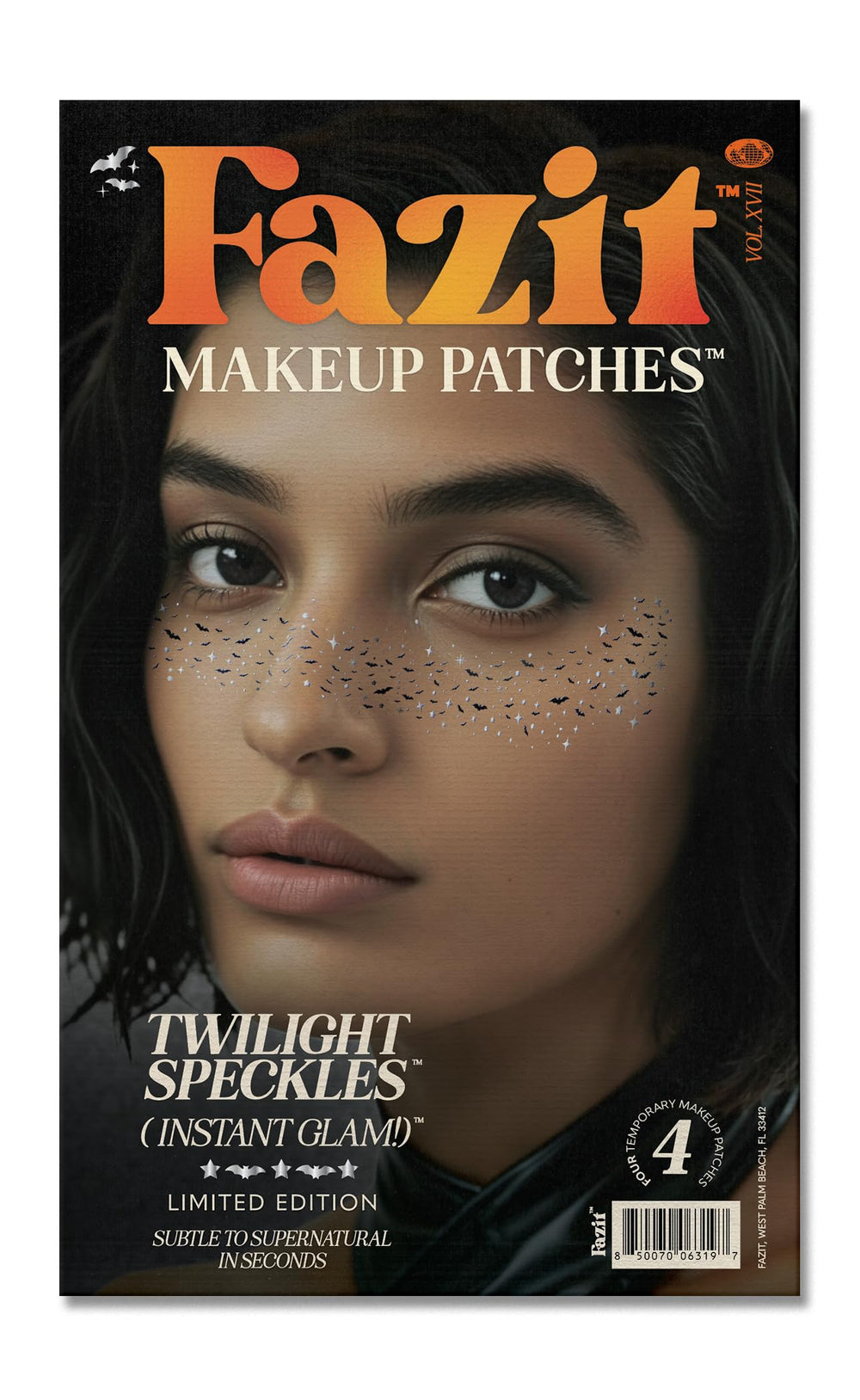 Fazit pack front showing Halloween Twilight Speckles, makes quick styling simple