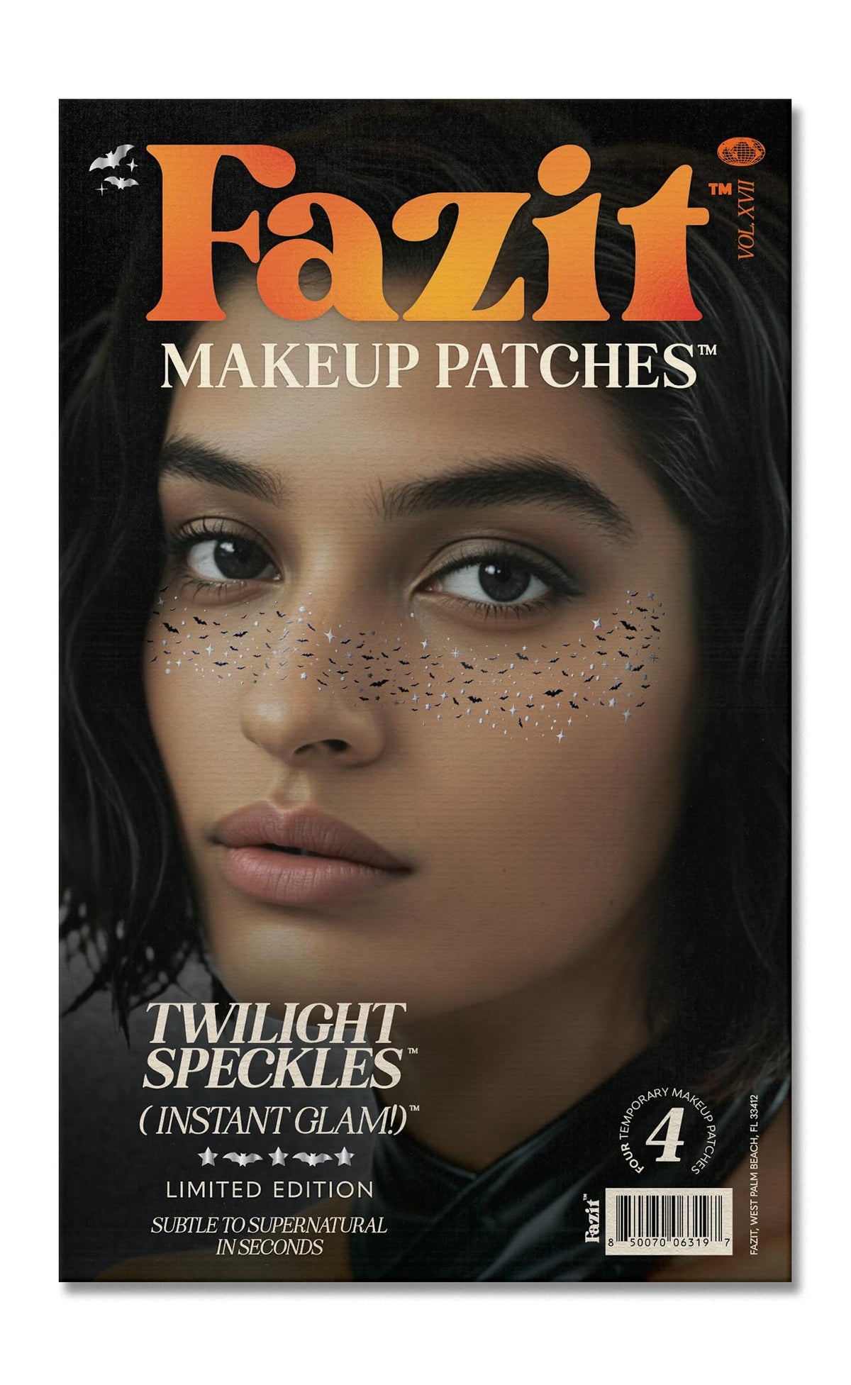 Fazit pack front showing Halloween Twilight Speckles, makes quick styling simple
