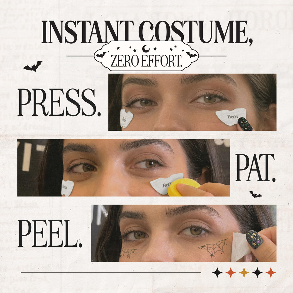 Fazit patch held in hand to show true size and easy placement benefit