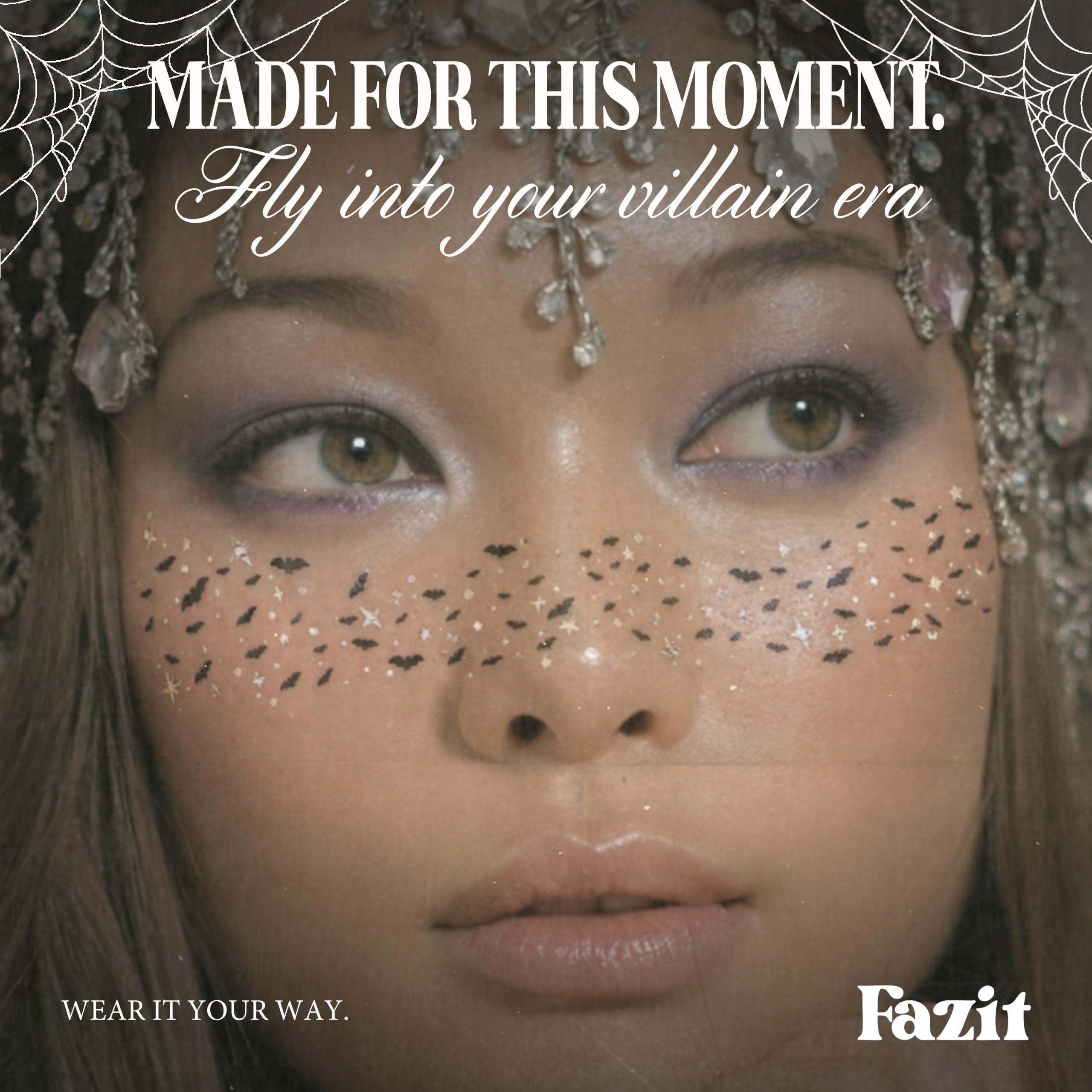 Fazit speckles under event lights, provides long-wear sparkle for parties