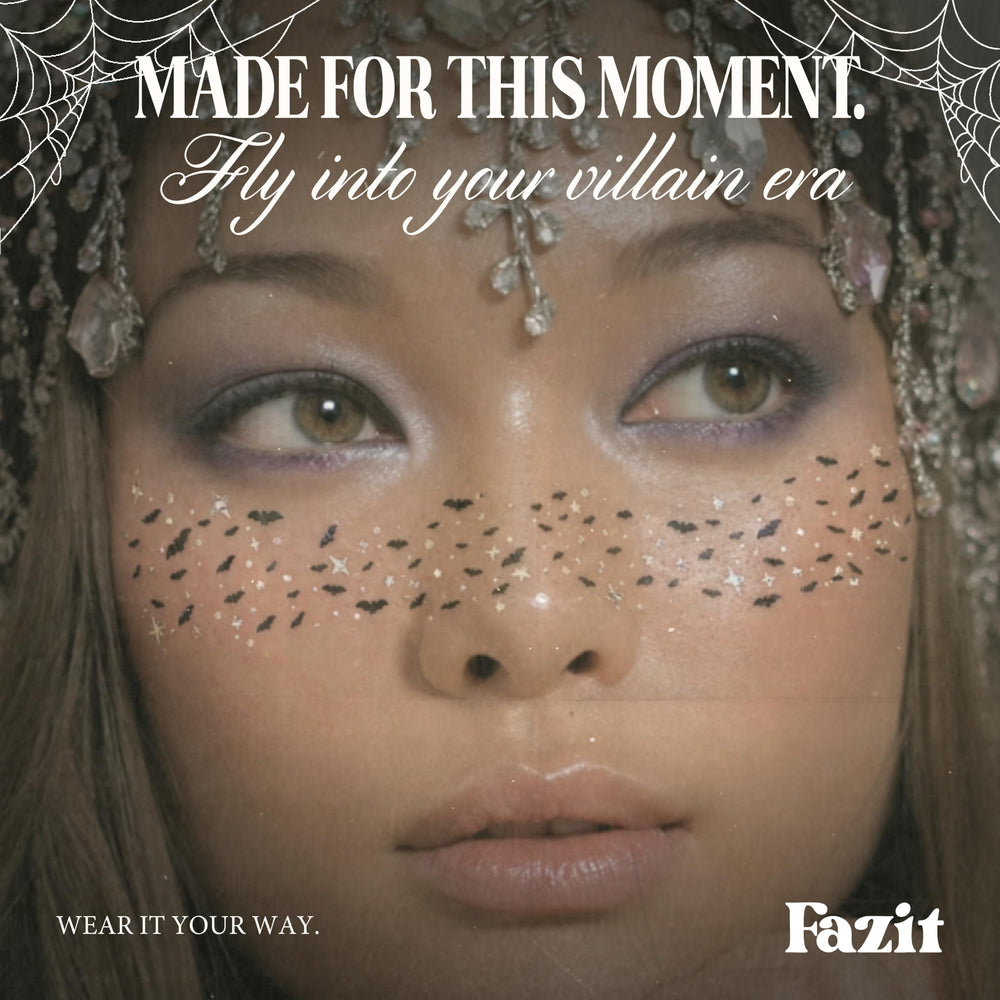 Fazit speckles under event lights, provides long-wear sparkle for parties