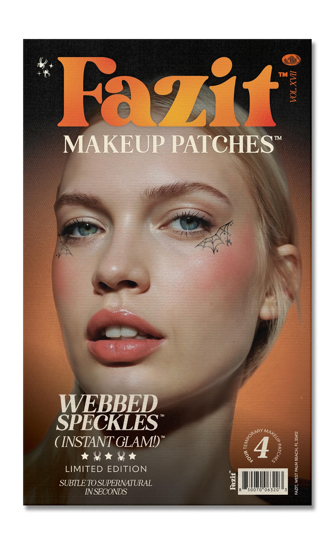 Fazit front packaging showing webbed speckles and product name for quick recognition