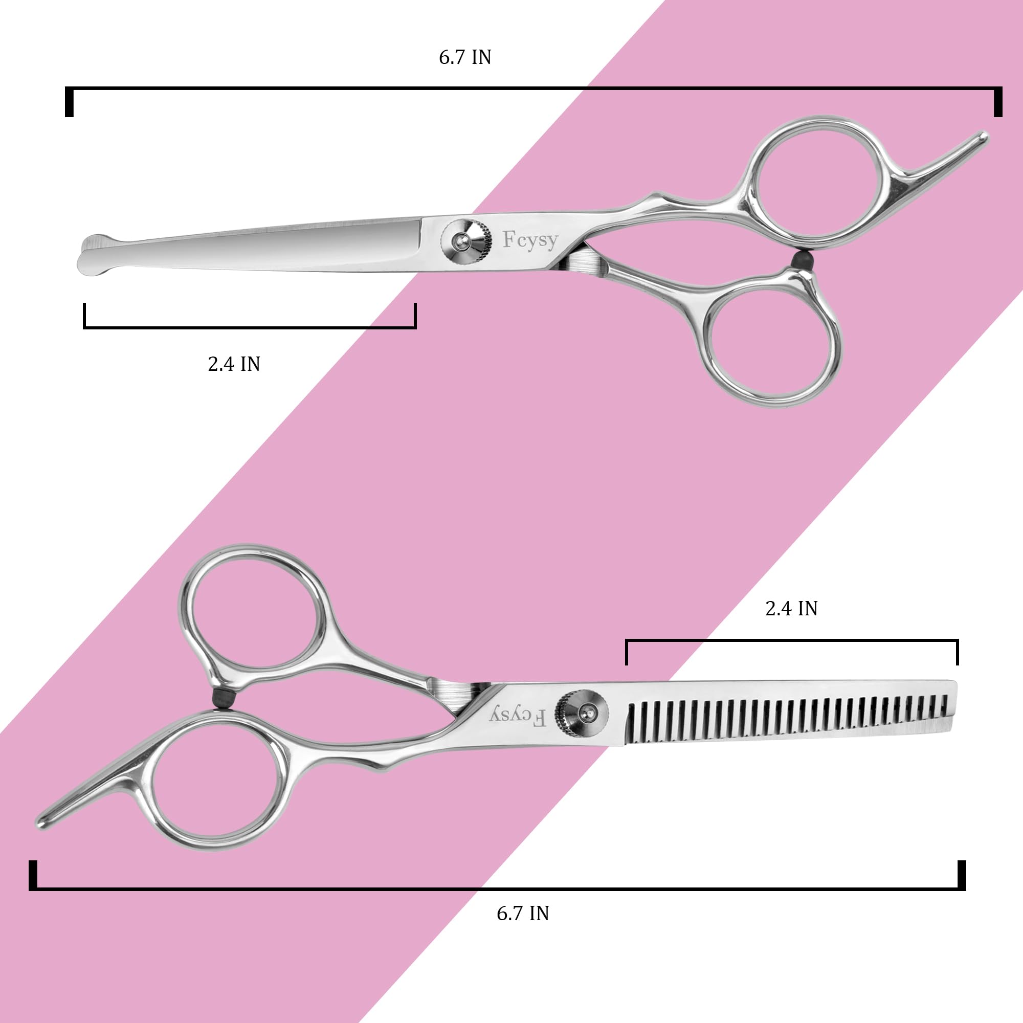 Fcysy razor comb in use on child for gentle texture shaping