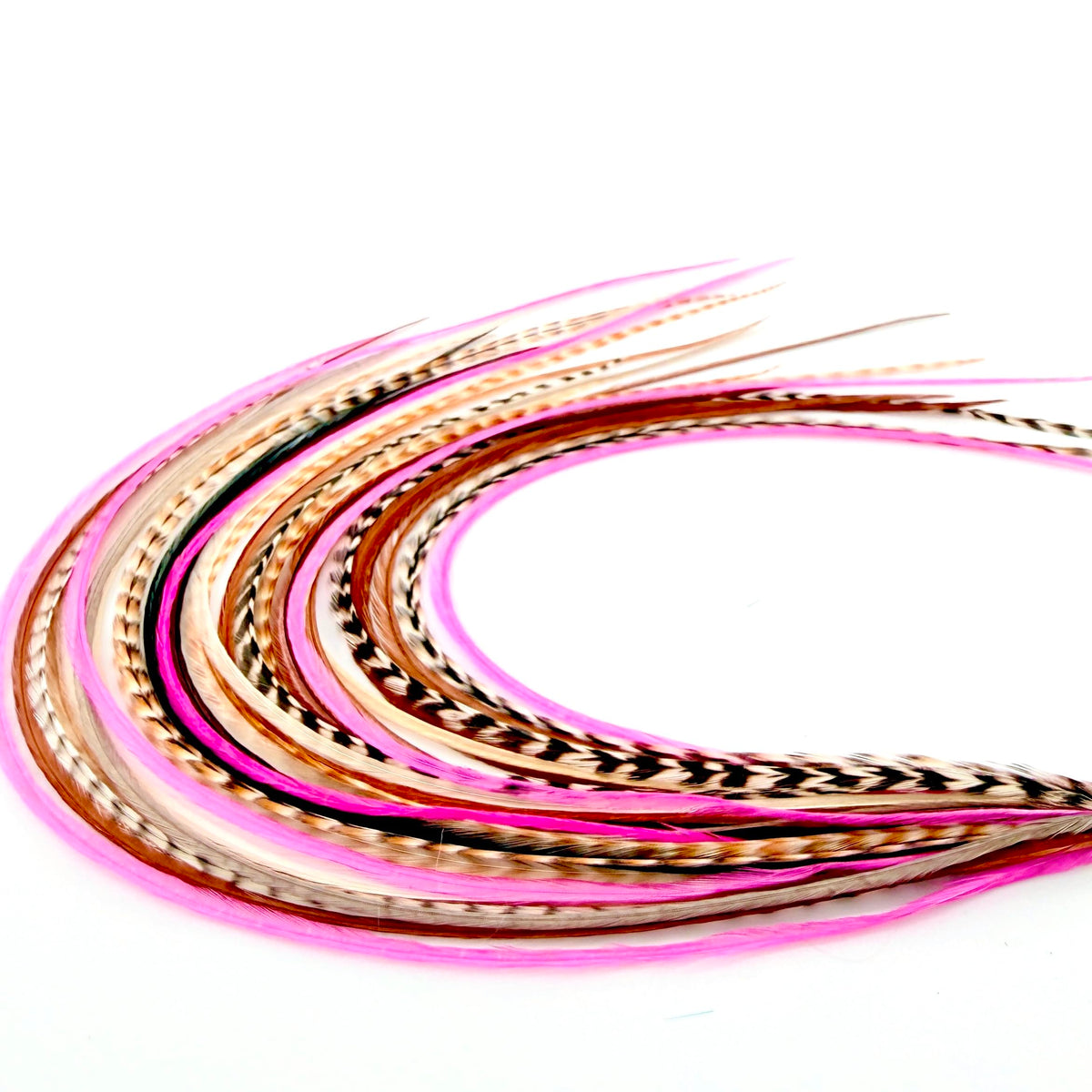 Feather Headz front packaging showing kit contents and bold color accents